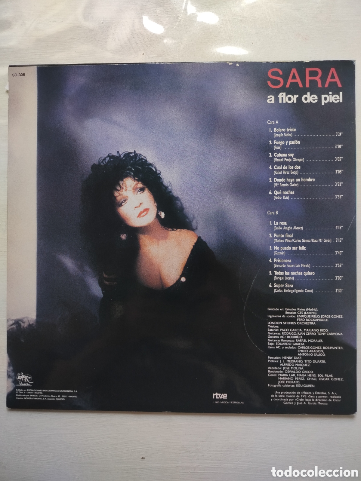 Discos de vinilo: Firmado Sara Montiel LP - Foto 2