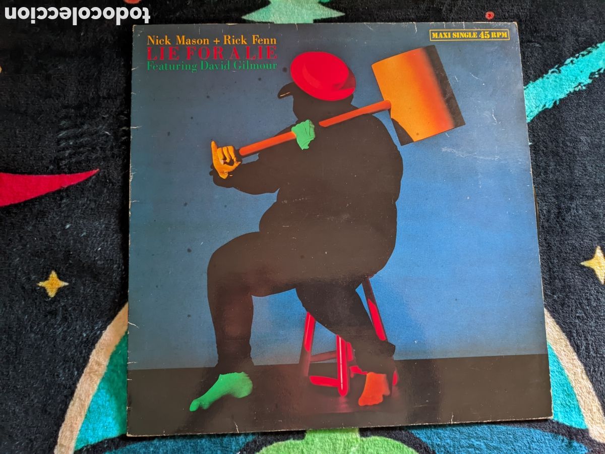 Discos de vinilo: // Nick Mason + Rick Fenn feat David Gilmour - Maxi Harvest Espa&ntilde;a 1985