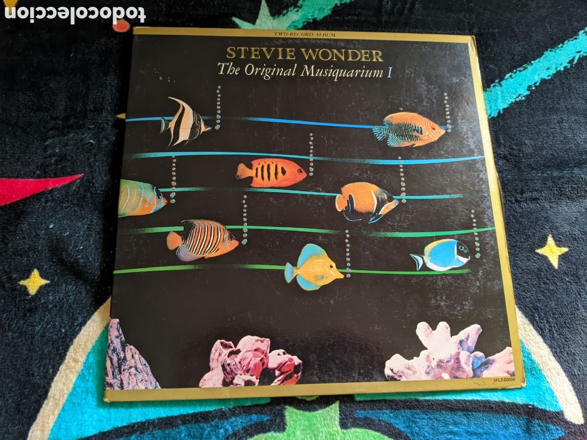 Discos de vinilo: // Stevie Wonder - The Original Musiquarium 1 - Motown 2xLP Gatefold,Espa&ntilde;a 1982