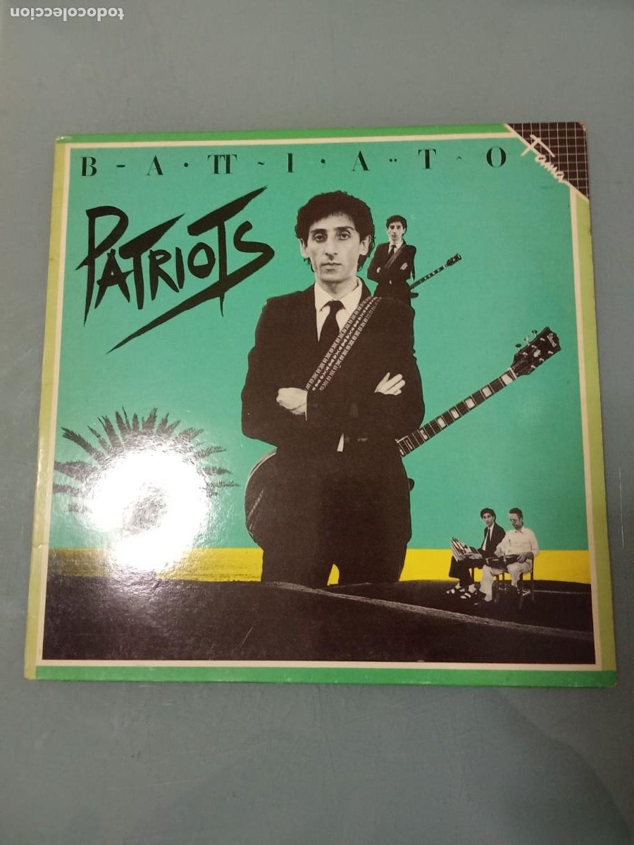 Discos de vinilo: BATTIATO - Patriots. - Foto 1