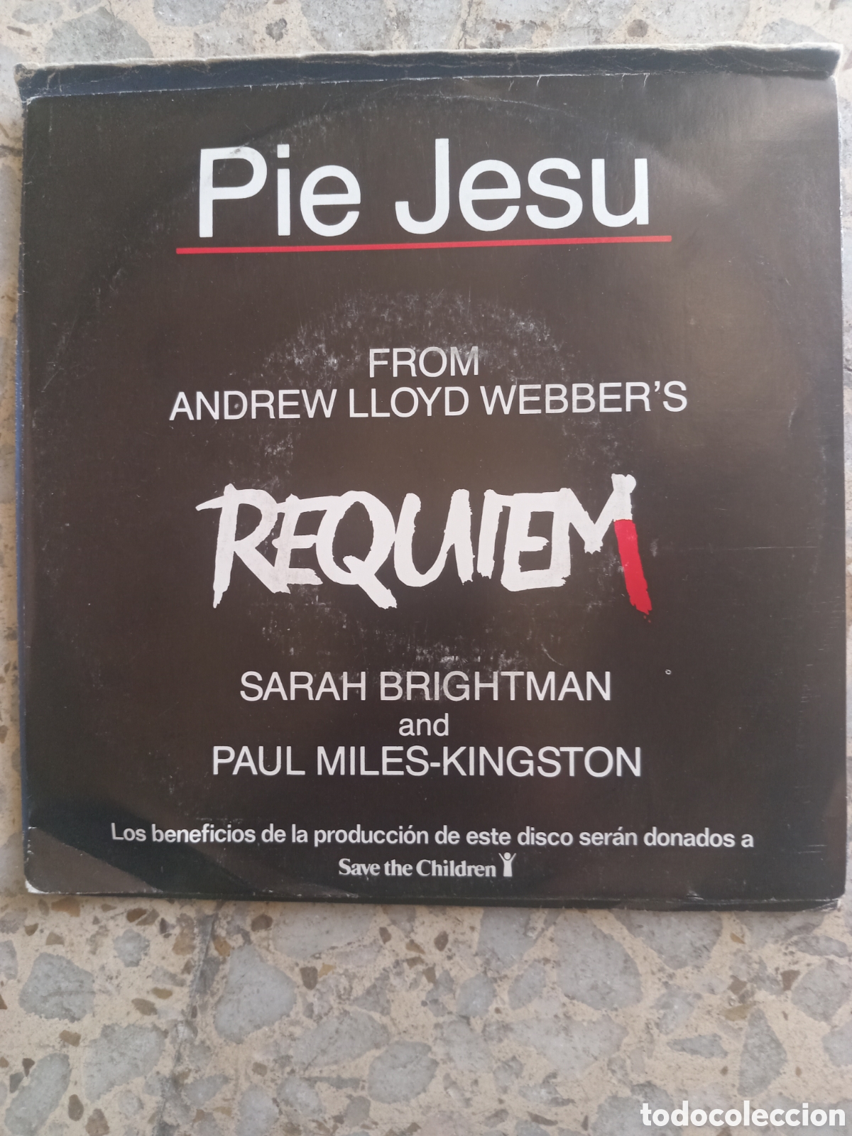 Discos de vinilo: SGL REQUIEM ANDREW LLOYD WEBBER SARAH BRIGHTMAN PIE JESU LORIN MAAZEL 1985 PROMO