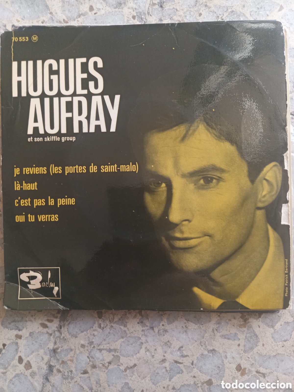 Discos de vinilo: EP HUGUES AUFRAY ET SON SKIFFLE GROUP JE REVIENS