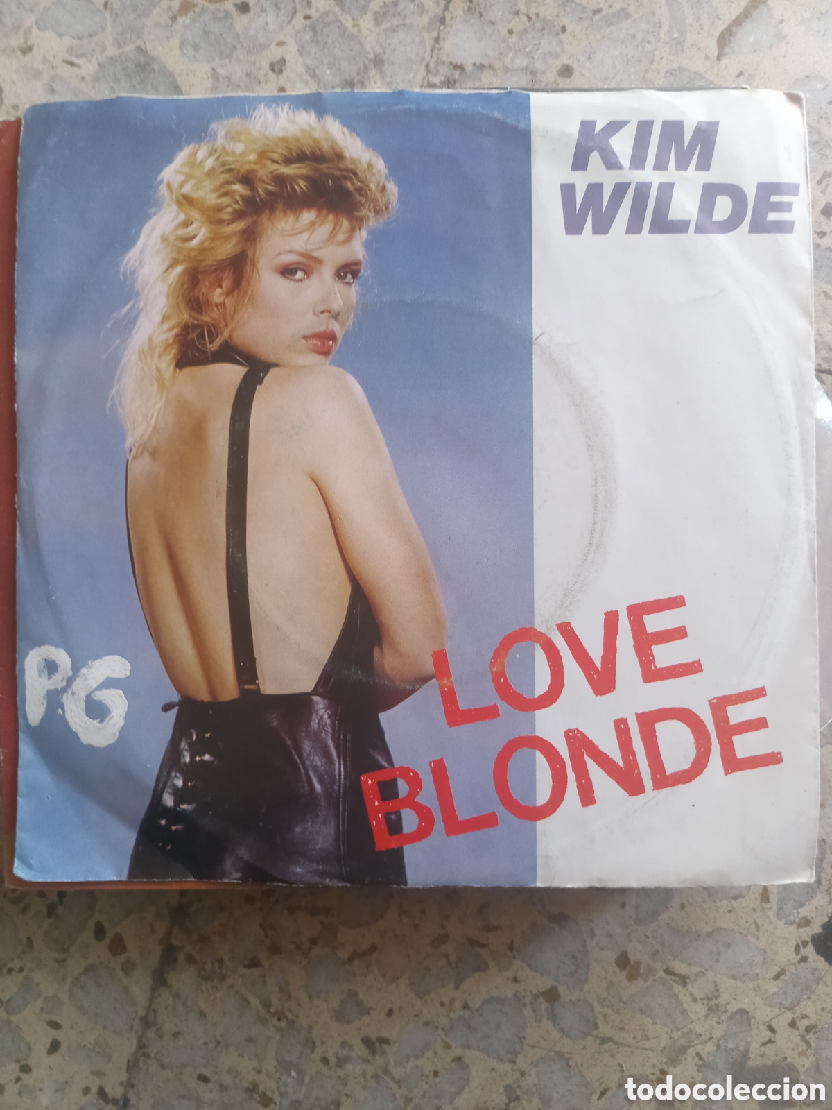 Discos de vinilo: SGL KIM WILDE LOVE BLONDE 1983 UK