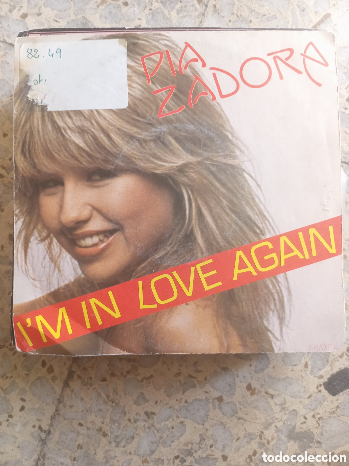Discos de vinilo: SGL PIA ZADORA I&acute;M IN LOVE AGAIN 1982 FRANCIA