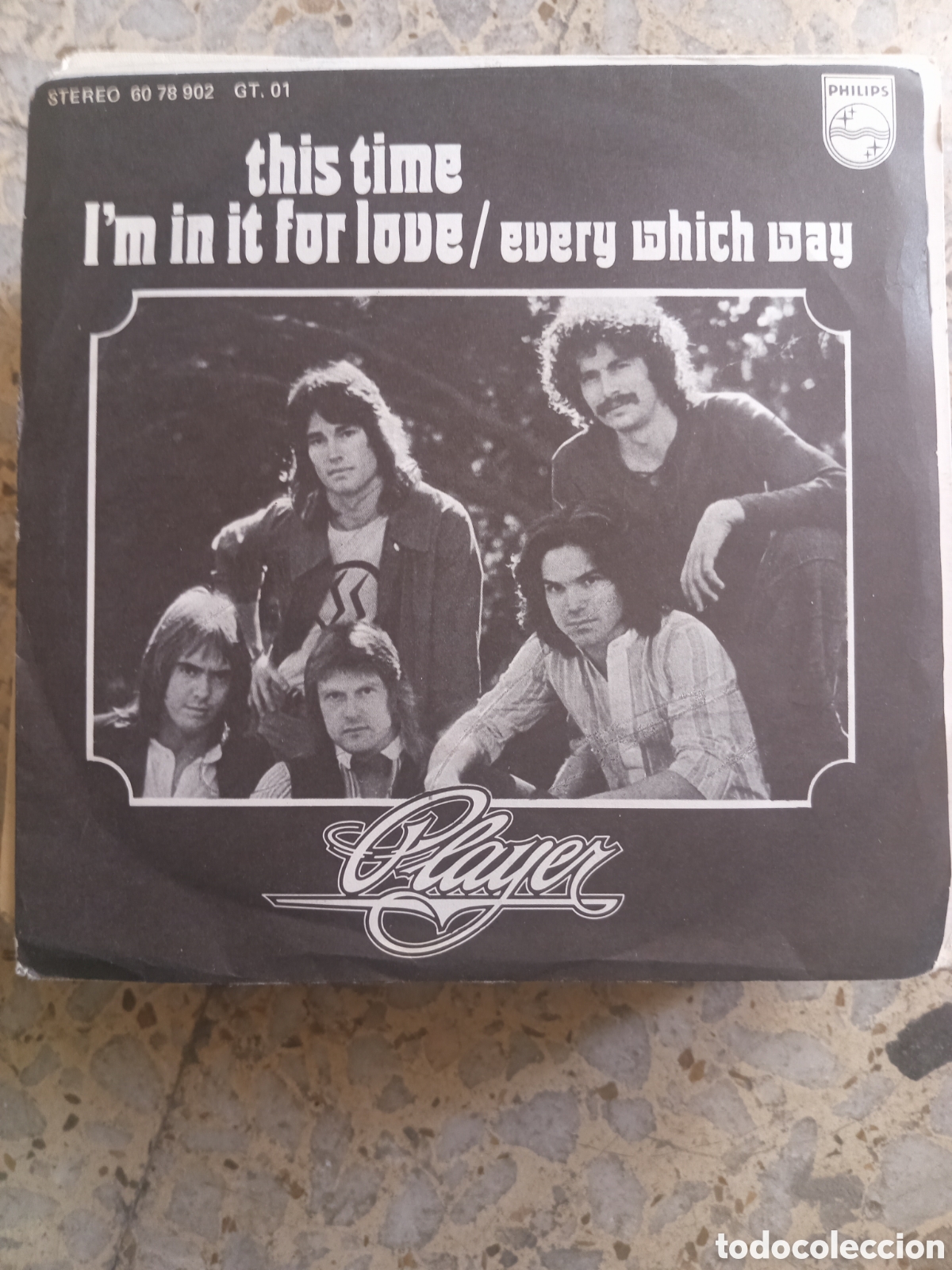 Discos de vinilo: SGL PLAYER THIS TIME I&acute;M IN IT FOR LOVE 1978
