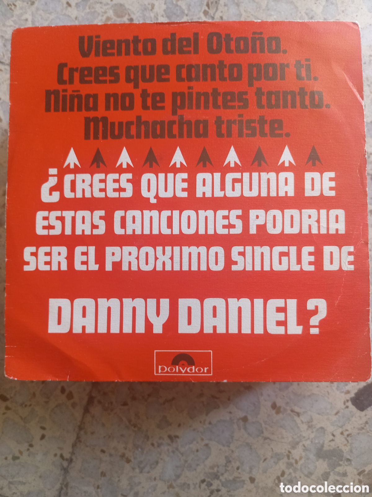 Discos de vinilo: EP DANNY DANIEL VIENTO DEL OTO&Ntilde;O 1974