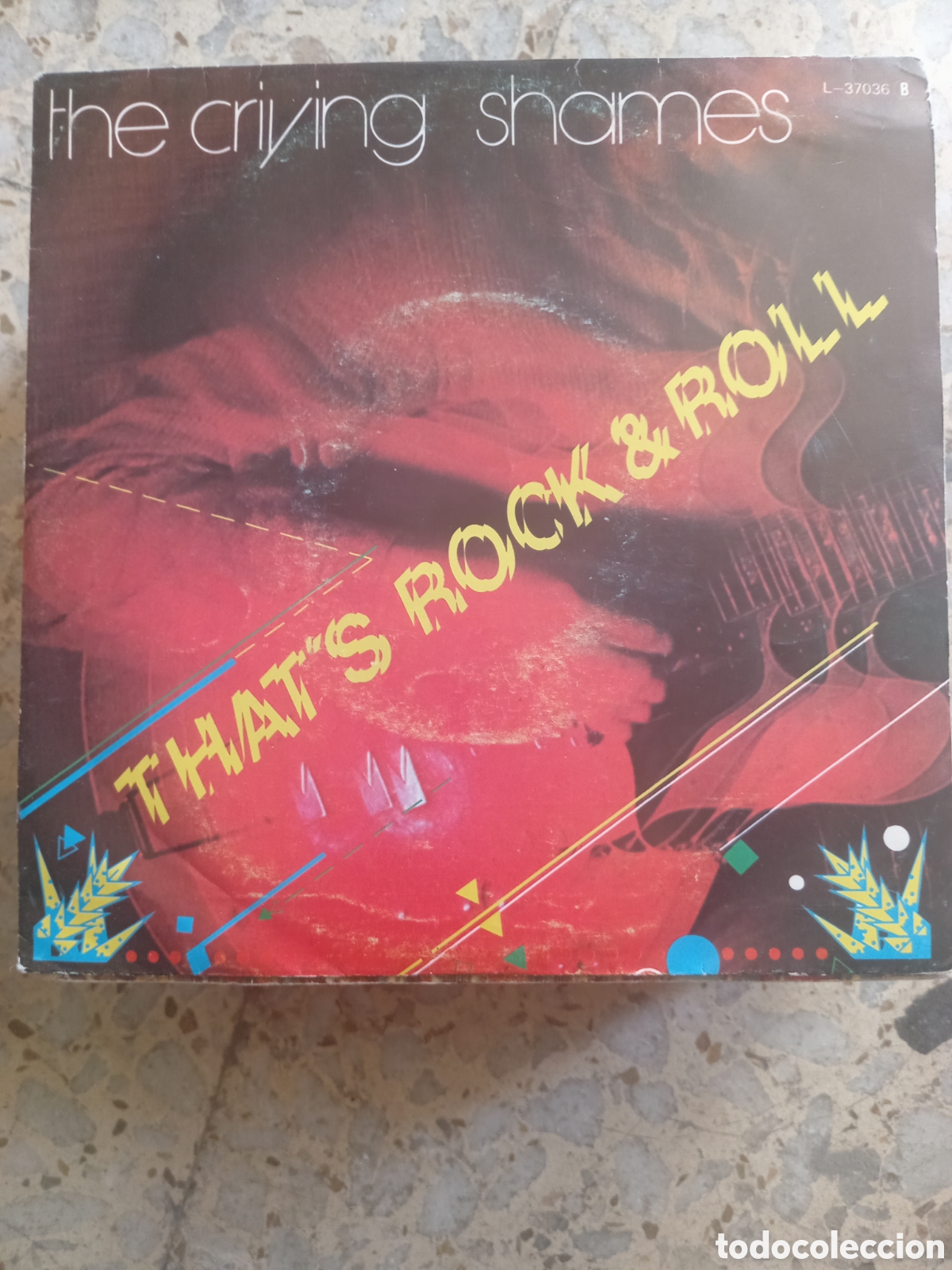 Discos de vinilo: SGL THE CRIYING SHAMES THAT&acute;S ROCK AND ROLL 1981 PROMO