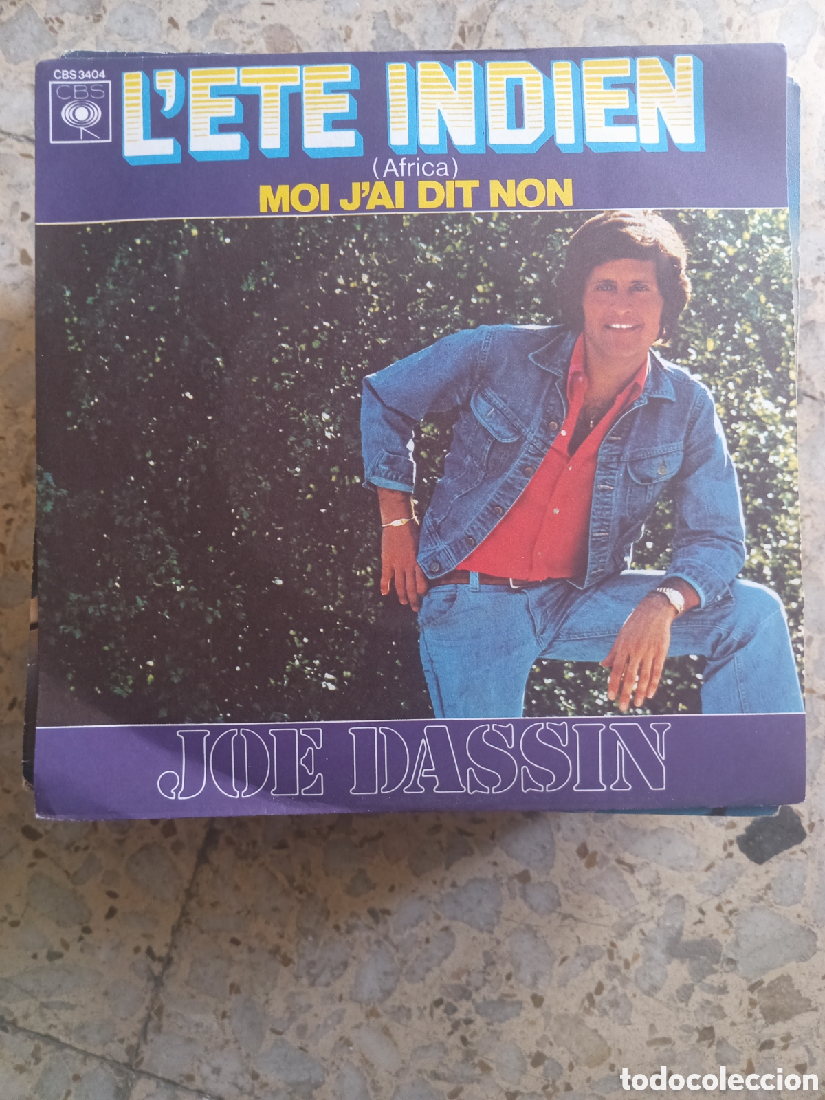 Discos de vinilo: SGL JOE DASSIN L&acute;ETE INDIEN AFRICA 1975 FRANCIA