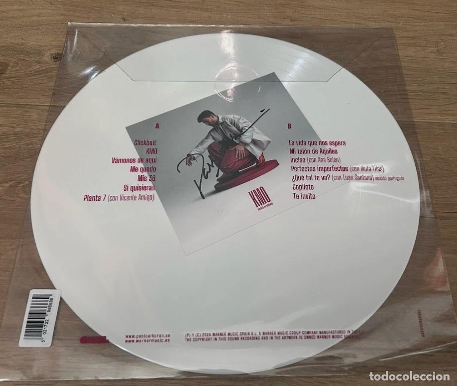 Discos de vinilo: FIRMADO PABLO ALBORAN KM0 LP BLANCO ED LIMITADA +Postal firmada NUEVO