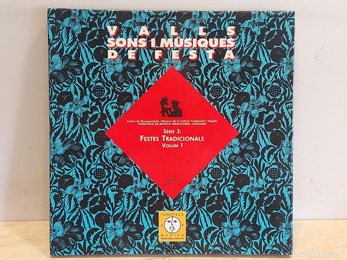 Discos de vinilo: VALLS SONS I M&Uacute;SIQUES DE FESTA / SERIE 3 / BOX CON 2 VINILOS DE LUJO + LIBRETO / FONOTECA