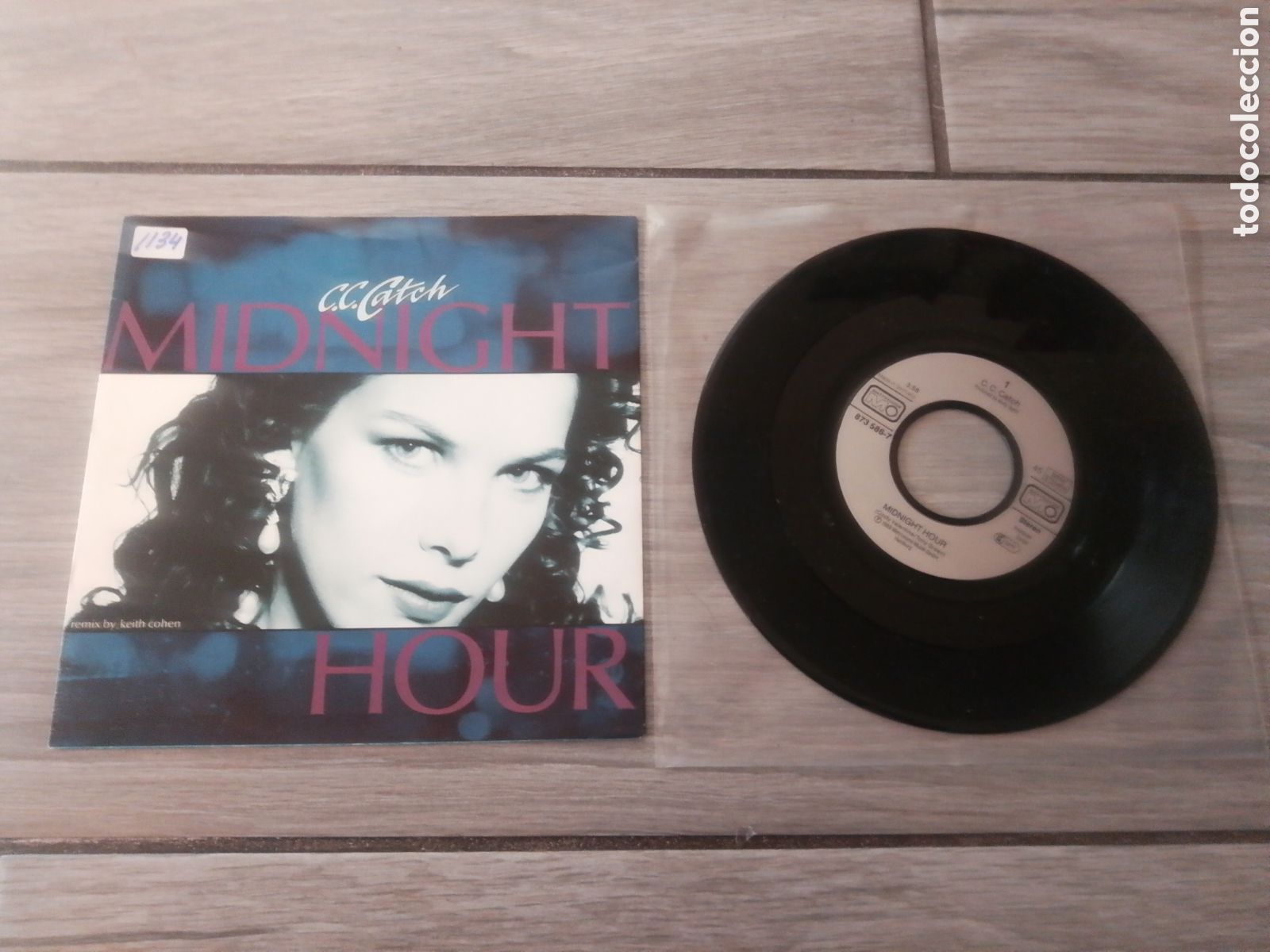 Discos de vinilo: CC CATCH - MIDNIGHT HOUR - SINGLE - GERMANY - METRONOME - CC - - Foto 1