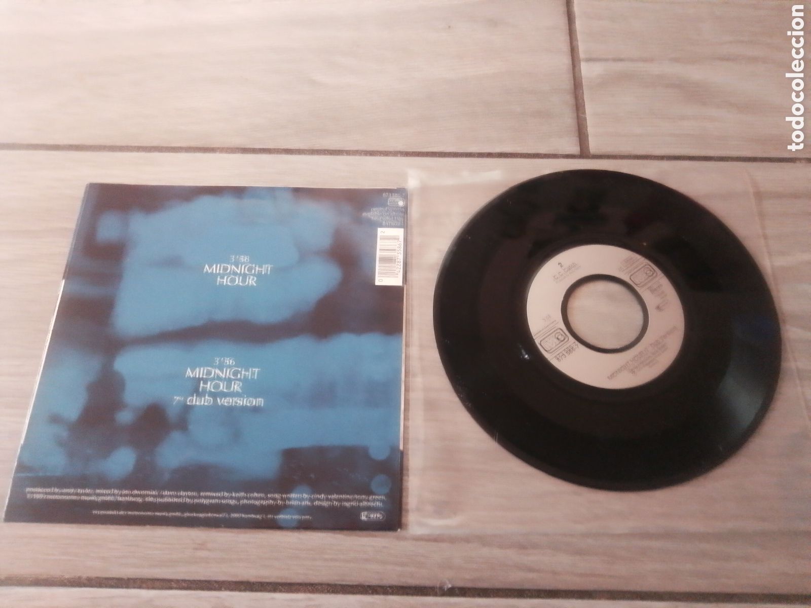 Discos de vinilo: CC CATCH - MIDNIGHT HOUR - SINGLE - GERMANY - METRONOME - CC - - Foto 2