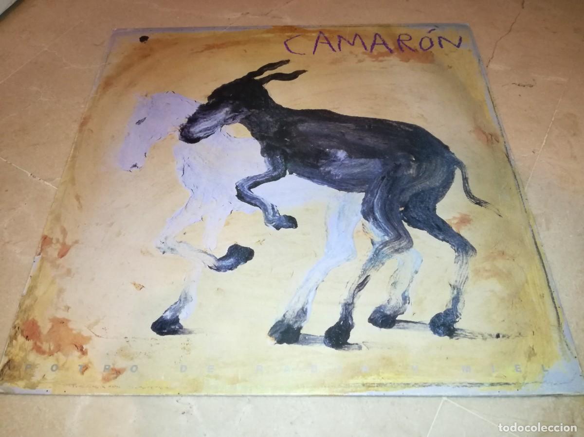 Discos de vinilo: CAMARON DE LA ISLA-POTRO DE RABIA Y MIEL-CONTIENE ENCARTE-ORIGINAL 1992