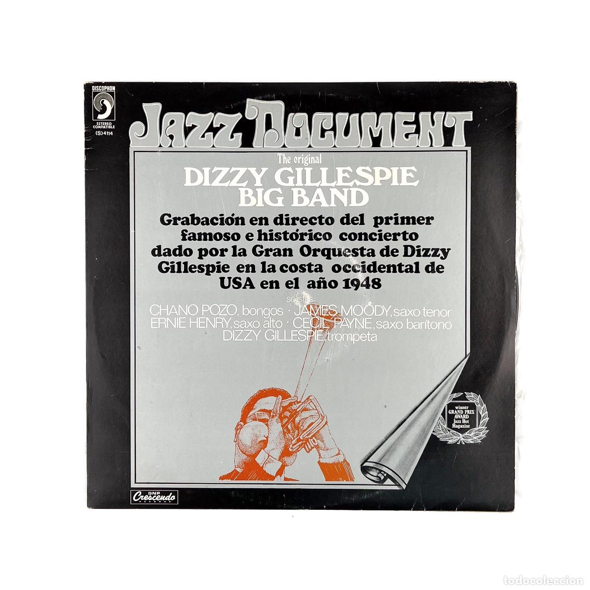 Dischi in vinile: LP. Dizzy Gillespie Big Band. The Original Dizzy Gillespie Big Band