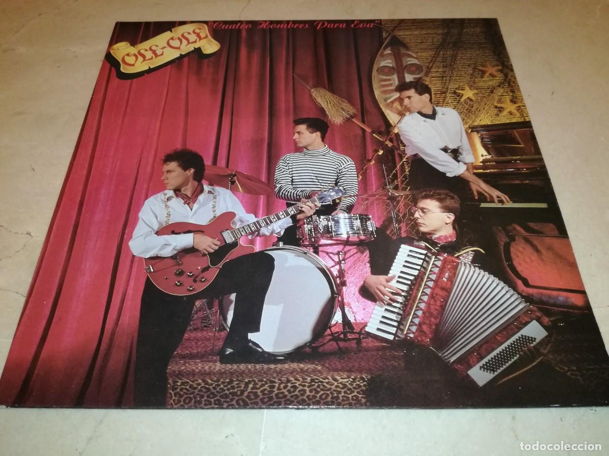 Discos de vinilo: OLE OLE-CUATRO HOMBRES PARA EVA-GATEFOLD-ORIGINAL 1988