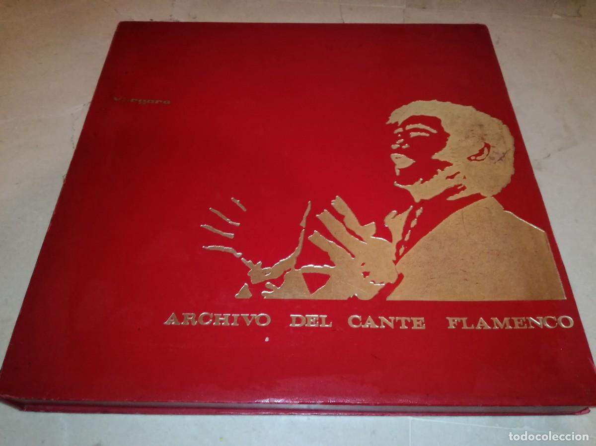 Discos de vinilo: CAJA CON 6 LPs + LIBRETO DE ARCHIVO DEL CANTE FLAMENCO-ORIGINAL VERGARA 1968