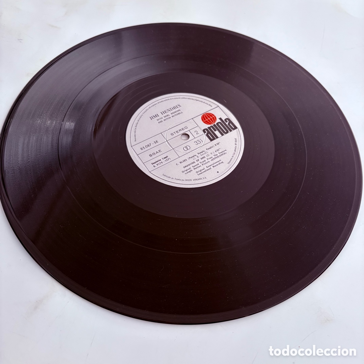 Discos de vinilo: LP Jimi Hendrix With Noel Redding And Mitch Mitchell &lrm;&ndash; Experience - Foto 6