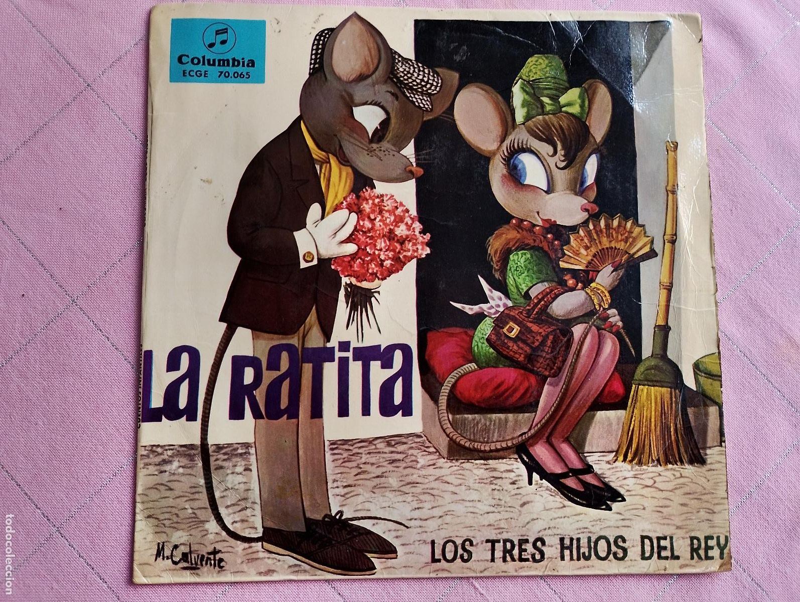 Discos de vinilo: la ratita, los tres hijos del rey columbia ecg 70,065, ed espa&ntilde;ola