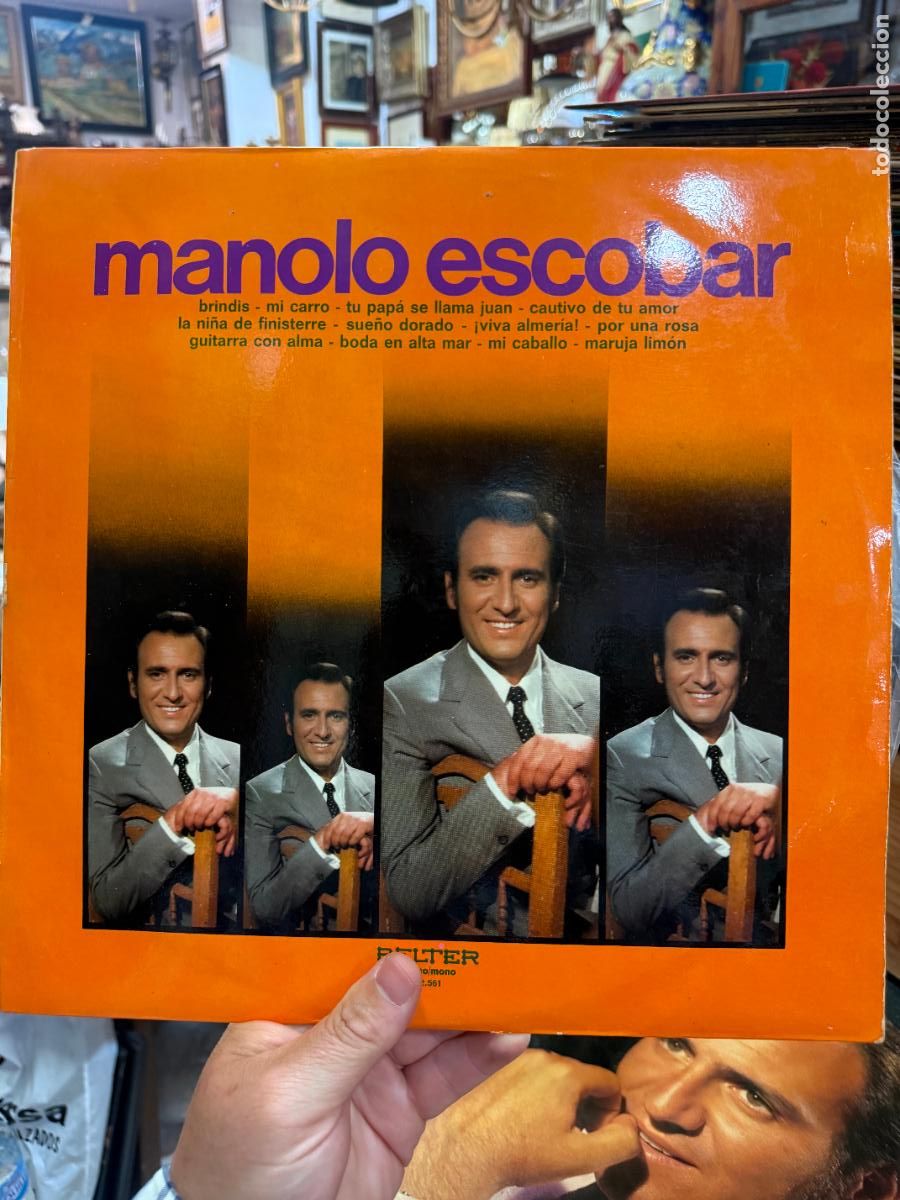 Discos de vinilo: LP MANOLO ESCOBAR -- - Foto 1