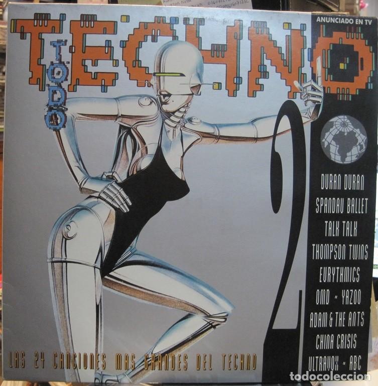 Discos de vinilo: Todo Techno II - 2 x LP - Recopilaci&oacute;n - Foto 1