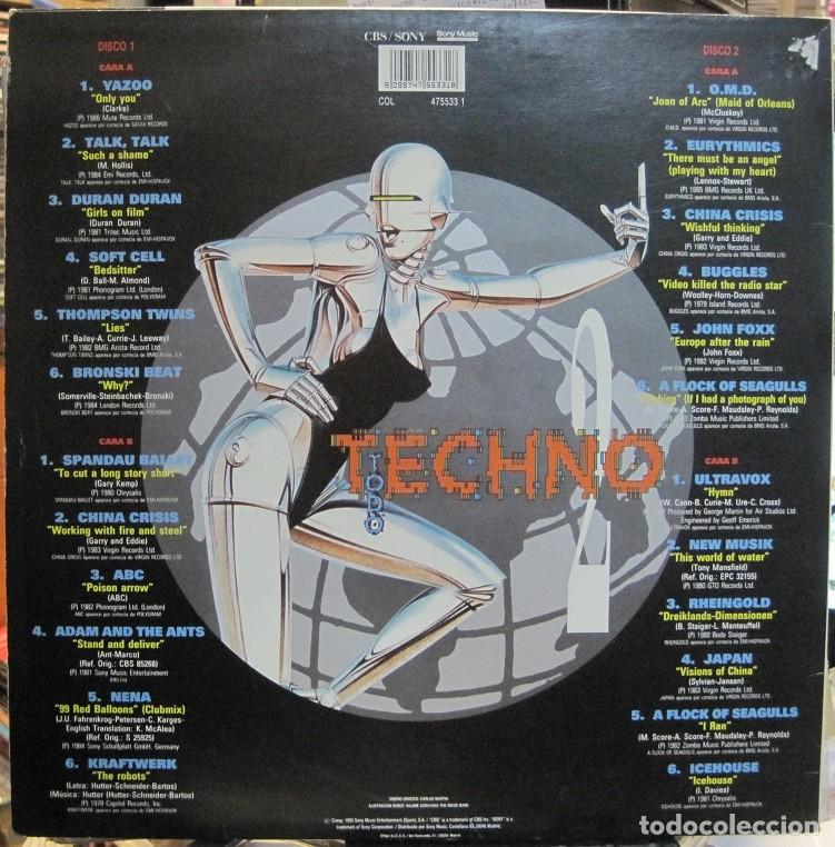 Discos de vinilo: Todo Techno II - 2 x LP - Recopilaci&oacute;n - Foto 2