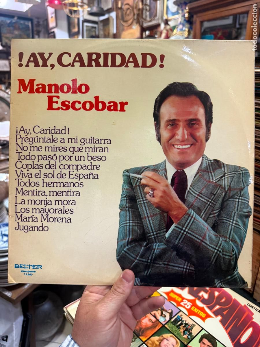 Discos de vinilo: LP &iexcl;AY, CARIDAD! - MANOLO ESCOBAR
