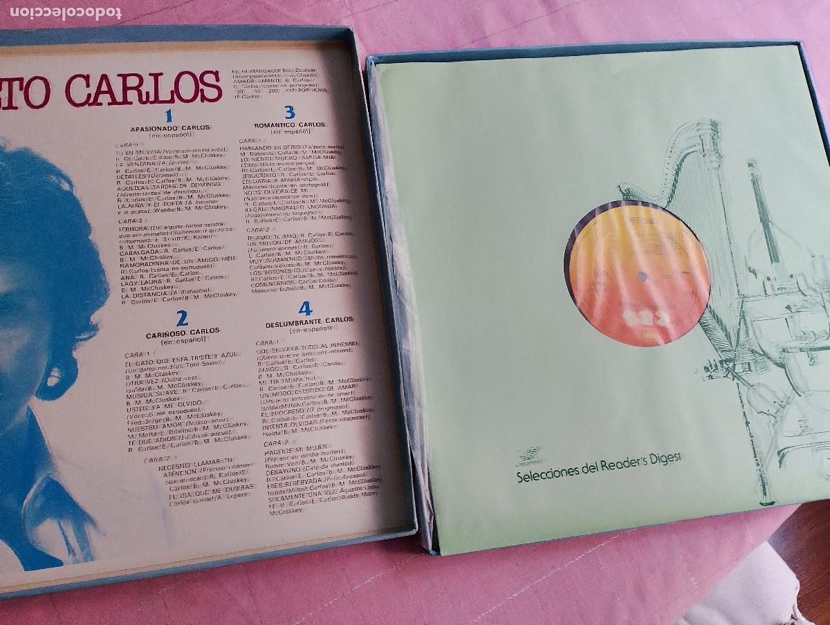 Discos de vinilo: roberto carlos caja, 4lps - Foto 5