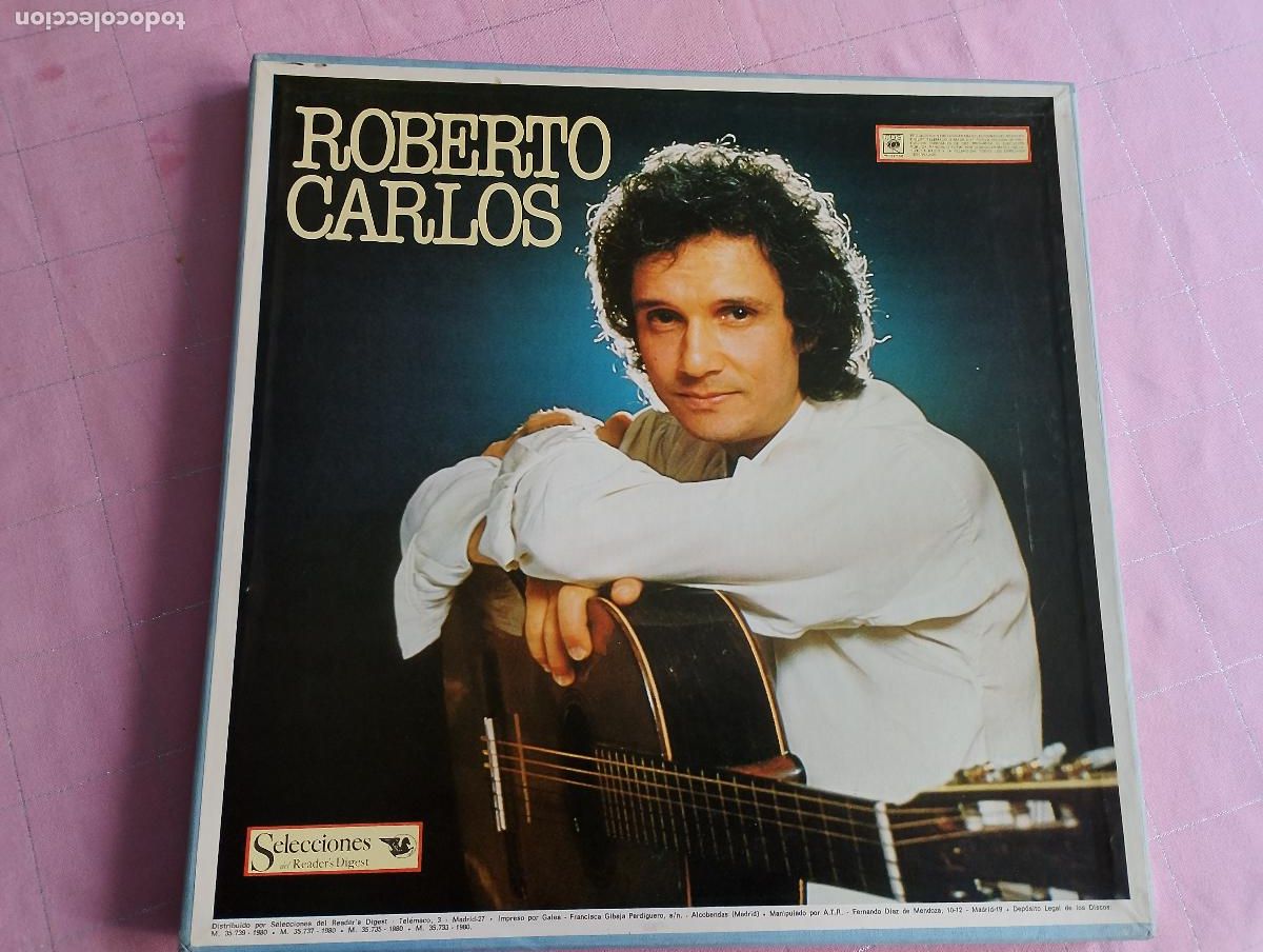 Discos de vinilo: roberto carlos caja, 4lps