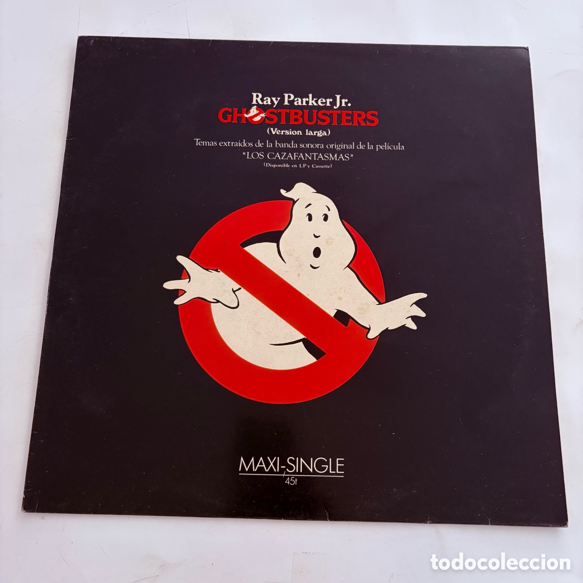 Discos de vinilo: MAXI 12'' BANDA SONORA CAZAFANTASMAS Ray Parker Jr. &ndash; Ghostbusters (Version Larga)