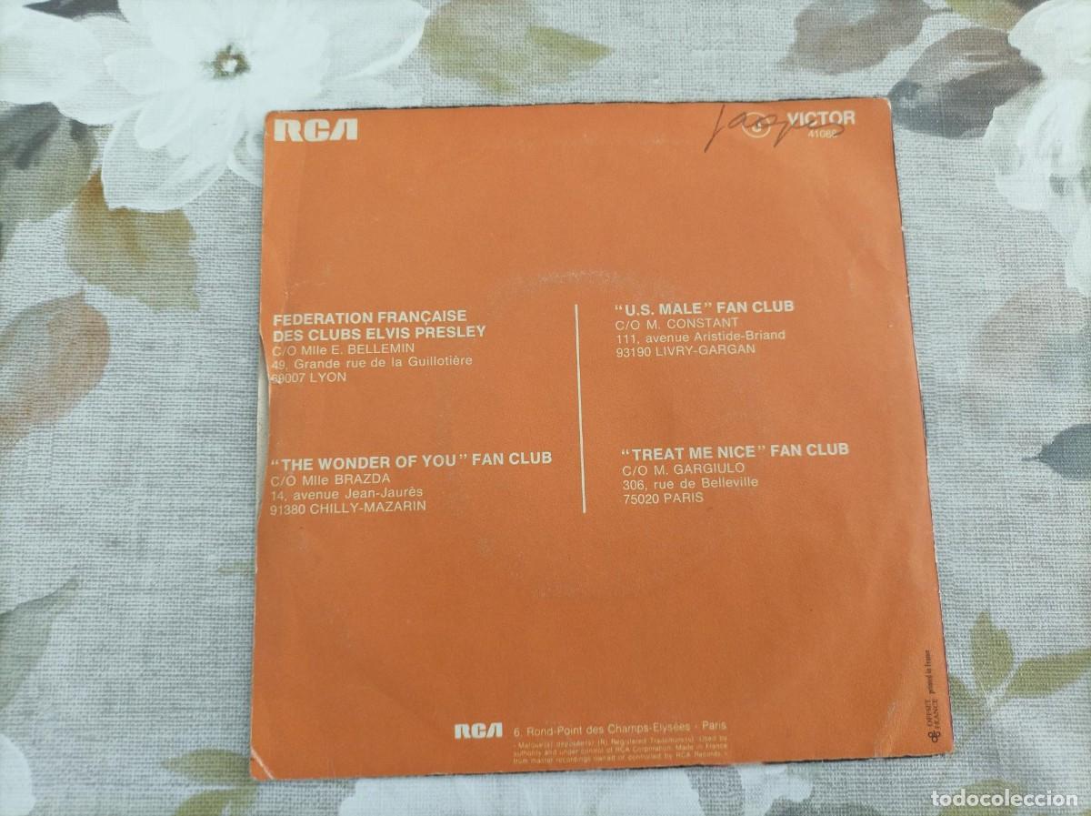 Discos de vinilo: Elvis Presley single canciones en directo - Foto 2