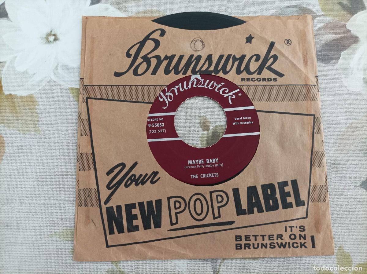 Discos de vinilo: The Crickets single original americano - Foto 1