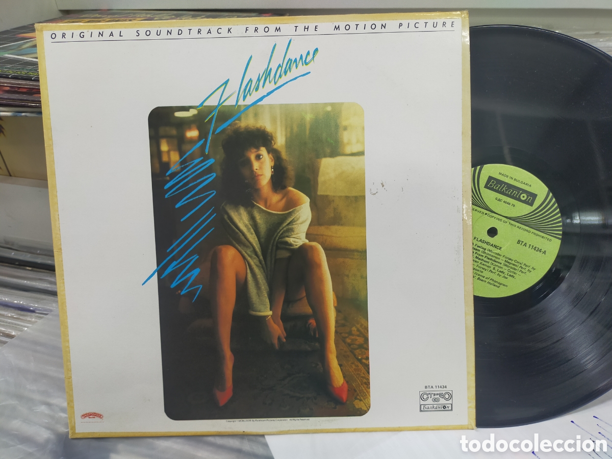 Discos de vinilo: Flashdance LP b.s.o. bulgaria 1983