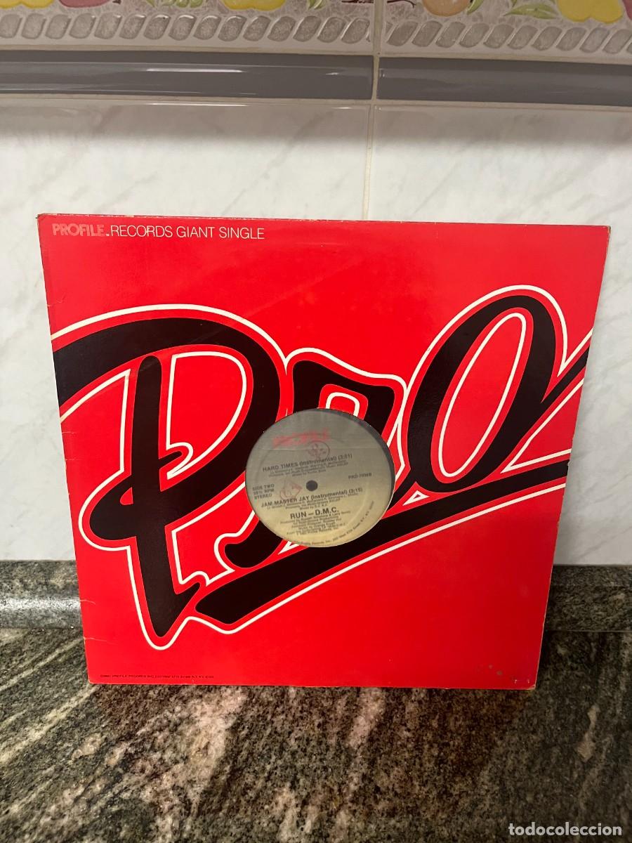 Discos de vinilo: Run-D.M.C. Hard Times / Jam-Master Jay