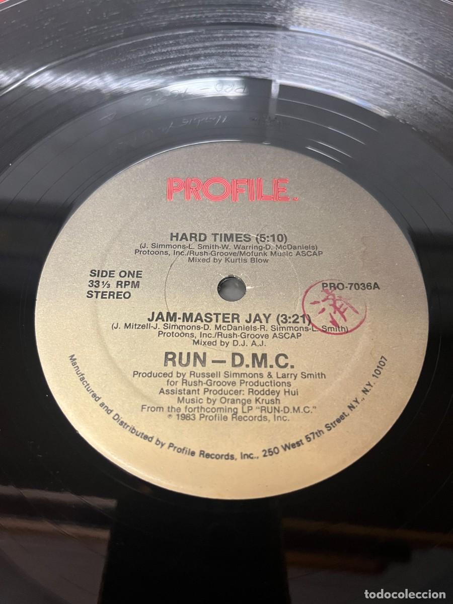 Discos de vinilo: Run-D.M.C. Hard Times / Jam-Master Jay - Foto 3