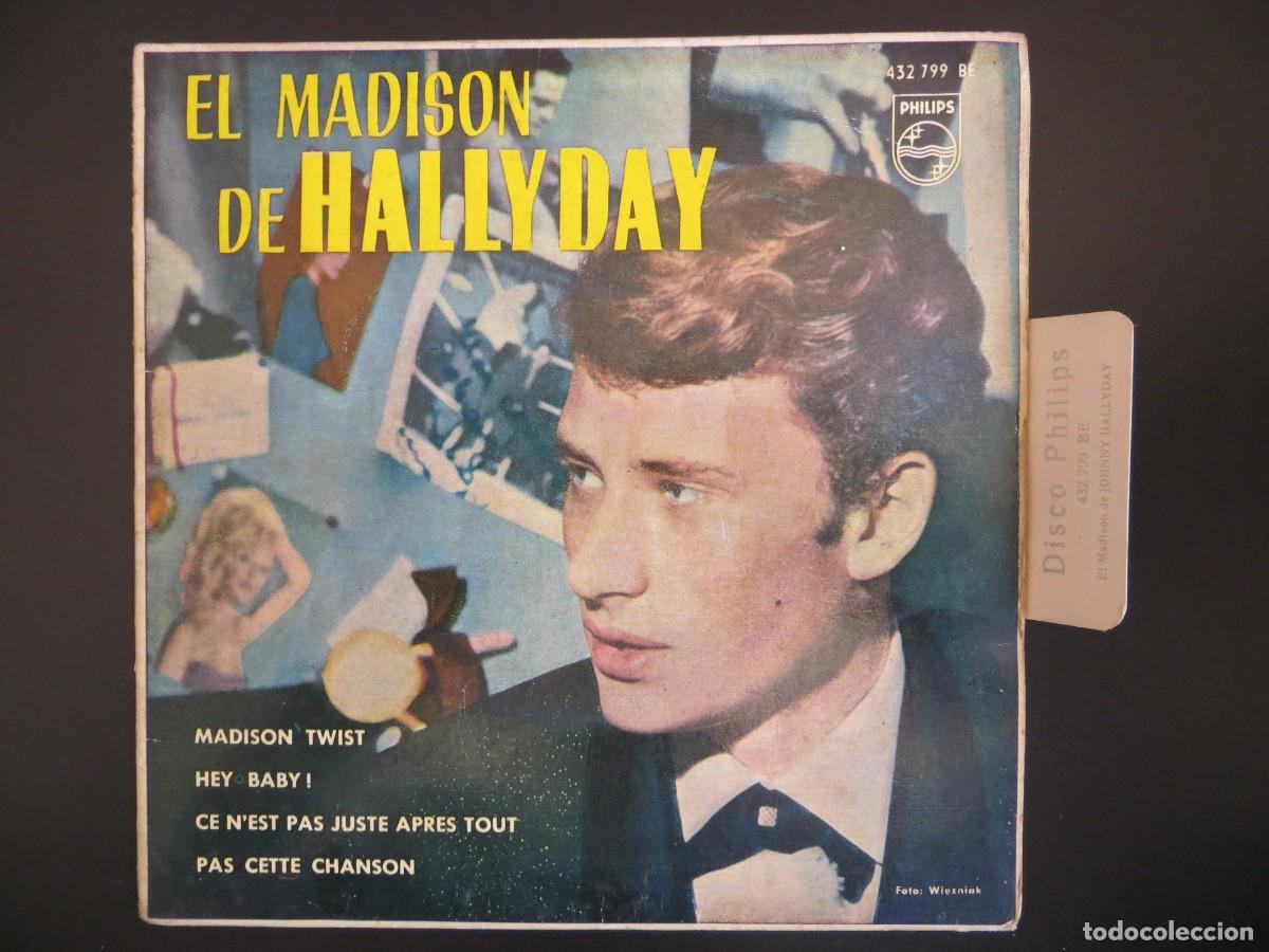 Discos de vinilo: Johnny Hallyday - El Madison De Hallyday (7&rdquo;, EP, Mono) SPAIN 1963