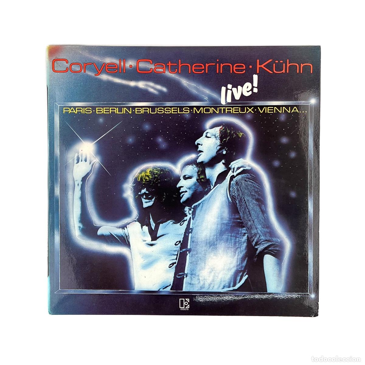 Disques de vinyle: LP. Larry Coryell / Philip Catherine / Joachim K&uuml;hn. Live !