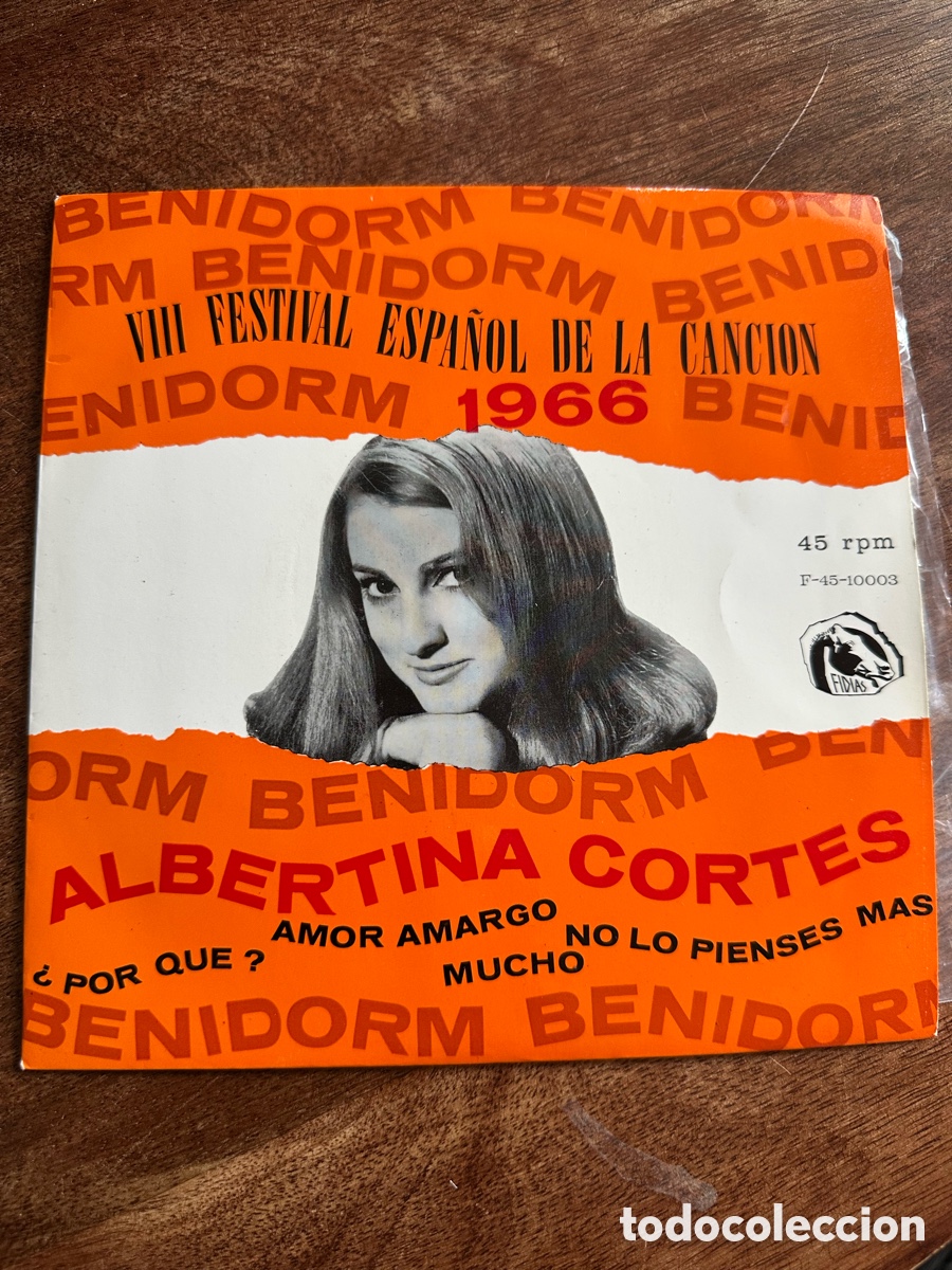 Discos de vinilo: VIII Festival Espa&ntilde;ol de la canci&oacute;n Benidorm 1966