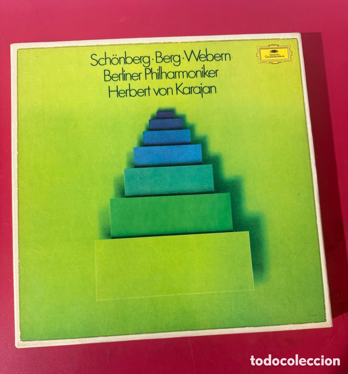 Discos de vinilo: Caja 4 LP Deutsche Grammophon - Karajan