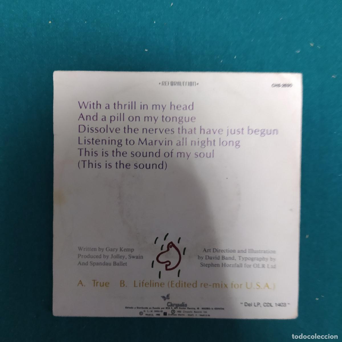 Discos de vinilo: Spandau Ballet &ndash; True = Verdad - Foto 2