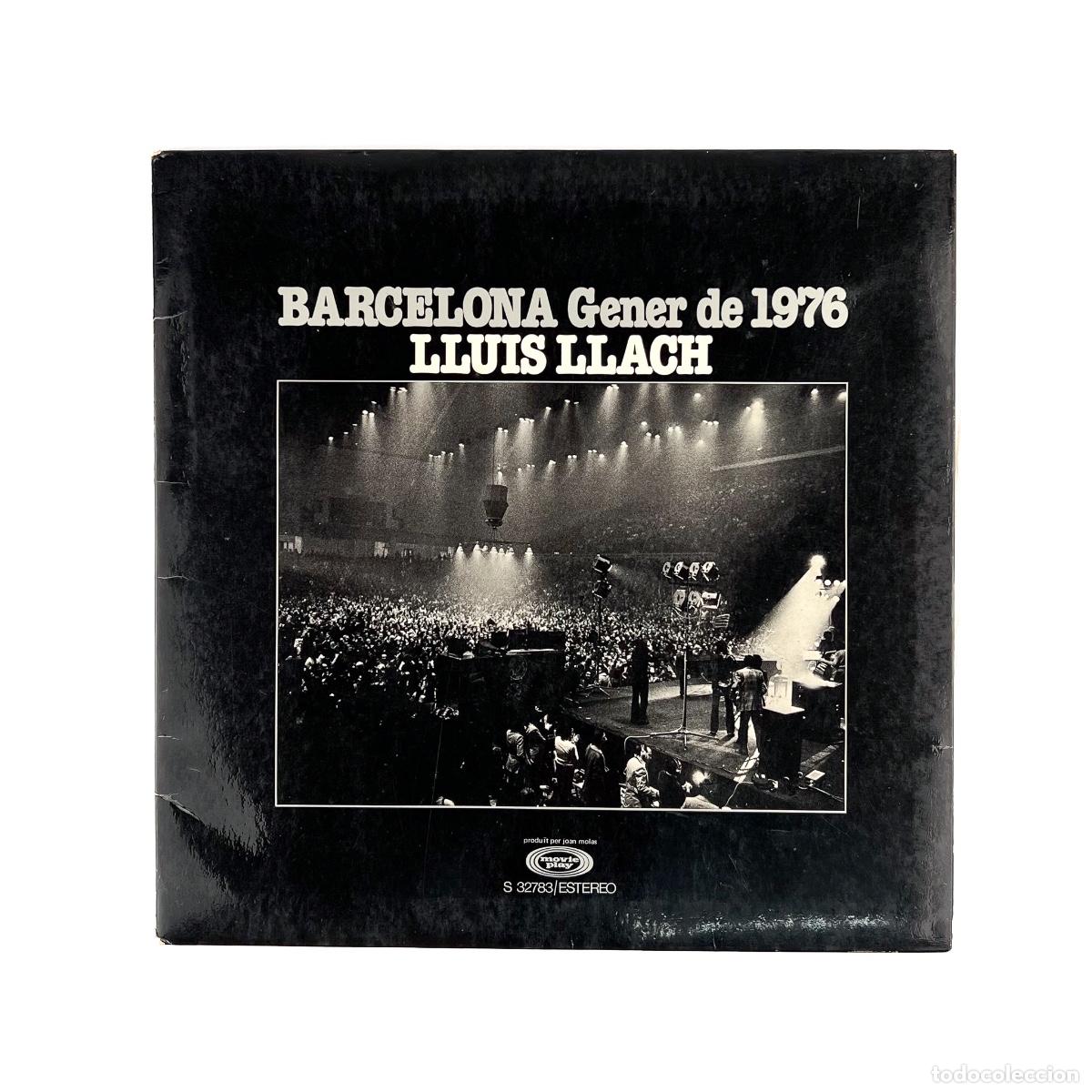 Disques de vinyle: LP. Lluis Llach. Barcelona Gener De 1976