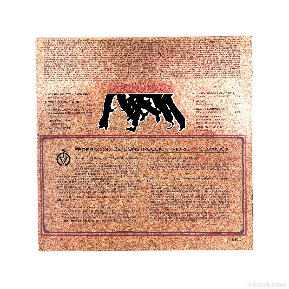 Discos de vinilo: LP. Varios. Spalancare - Foto 2