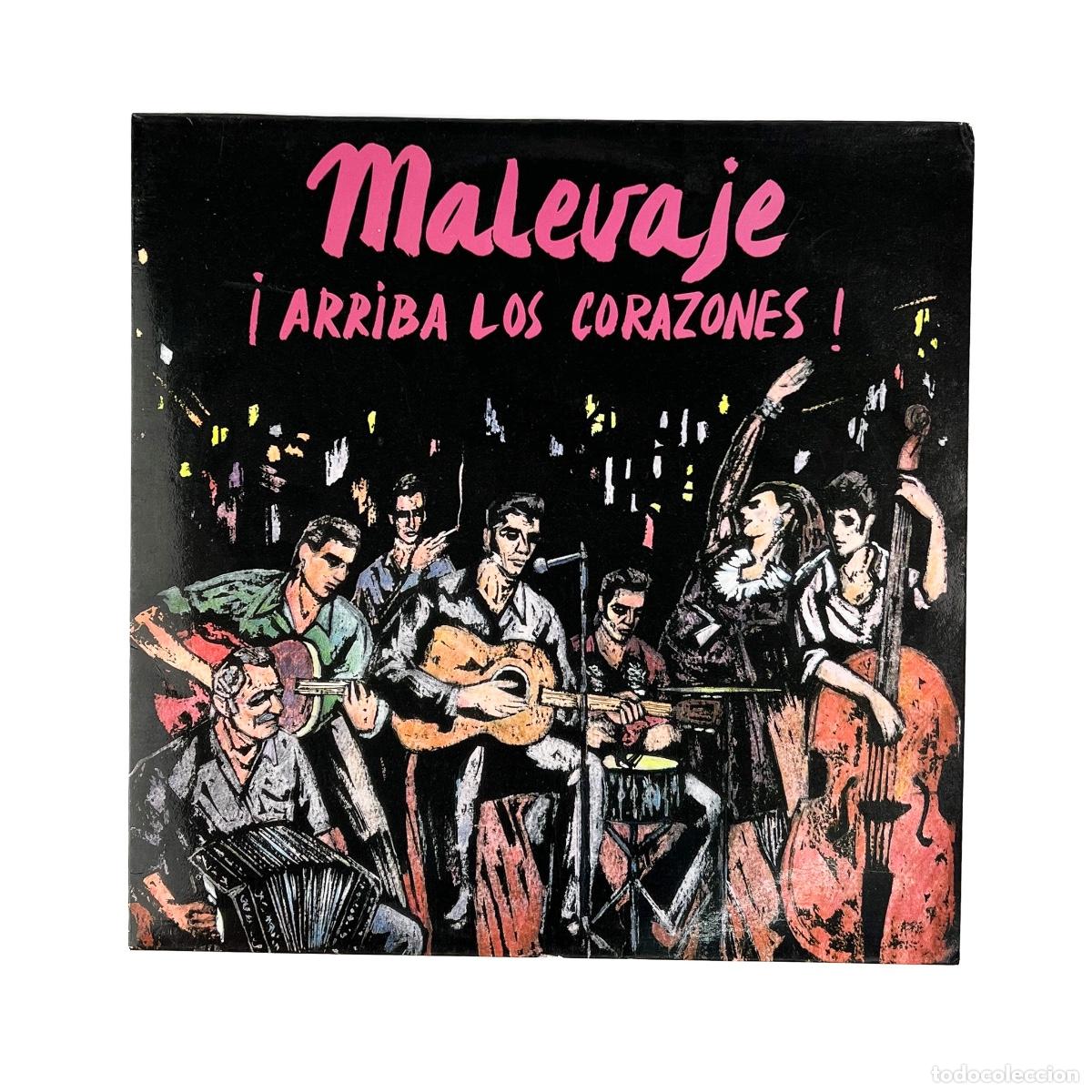 Discos de vinilo: LP. Malevaje. &iexcl;Arriba Los Corazones!