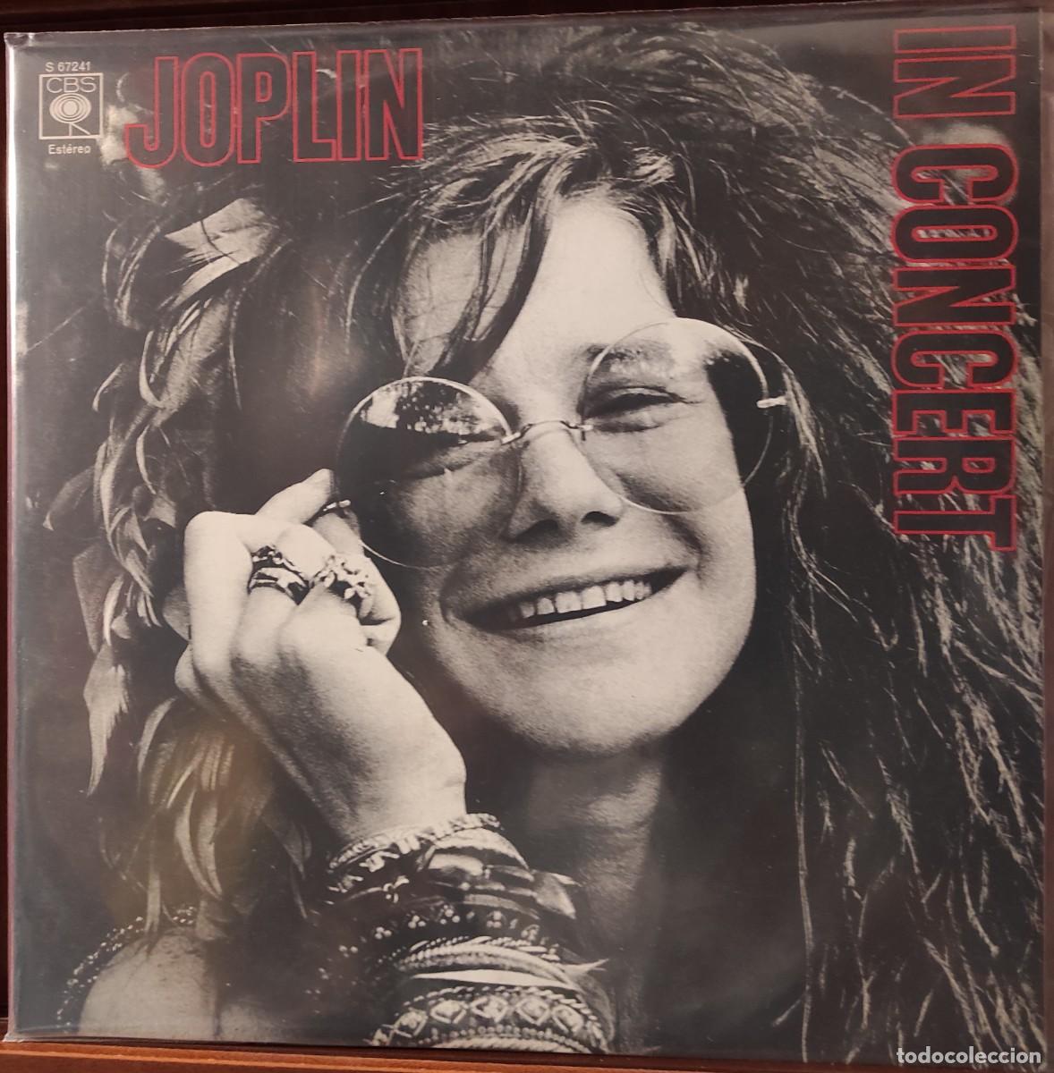 Discos de vinilo: Janis Joplin &lrm;&ndash; In Concert - DOBLE VINILO EDICION ESPA&Ntilde;OLA SELLO CBS