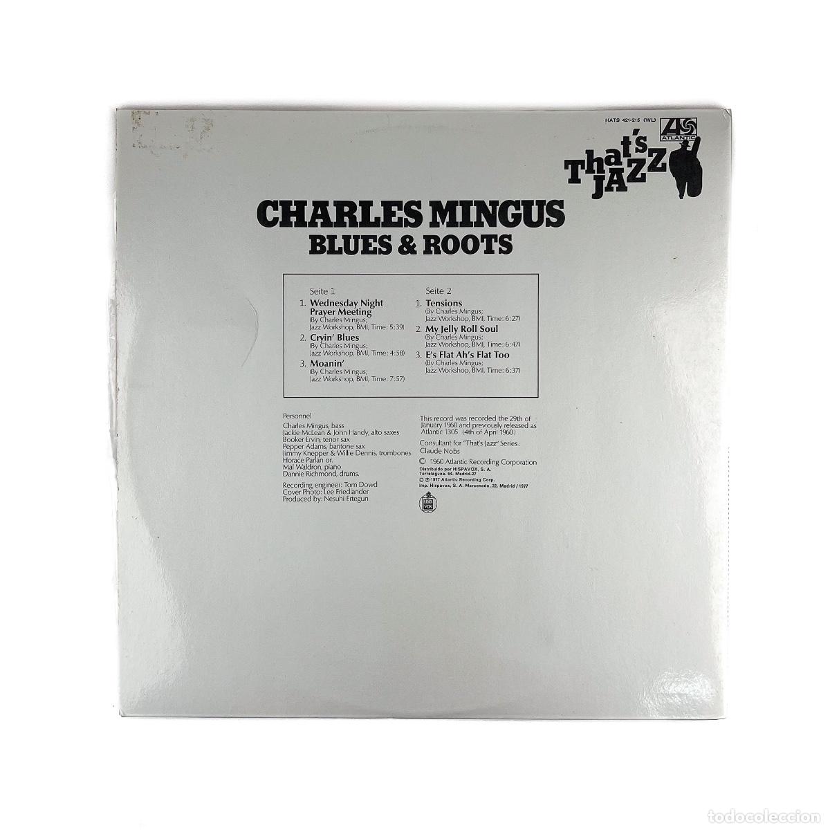 Discos de vinilo: LP. Charles Mingus. Blues & Roots - Foto 2