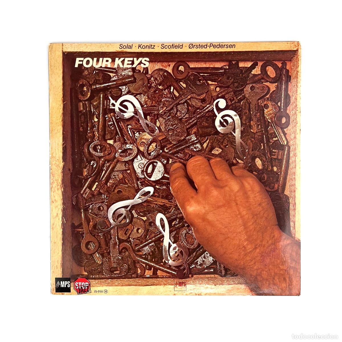 Dischi in vinile: LP. Martial Solal, Lee Konitz, John Scofield, Niels-Henning &Oslash;rsted Pedersen. Four Keys