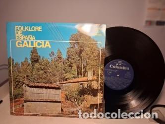 Discos de vinilo: LP FOLKLORE DE ESPA&Ntilde;A, GALICIA ( OS CRUCEIROS, CANTIGAS DA TERRA, GAITEROS, ETC )
