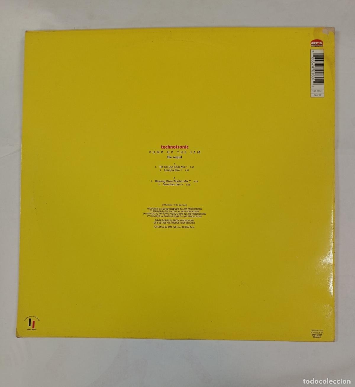 Discos de vinilo: PUM UP THE JAM. TECHNOTRONIC. THE SEQUEL. MAXI-SINGLE. TDKDA56 - Foto 2