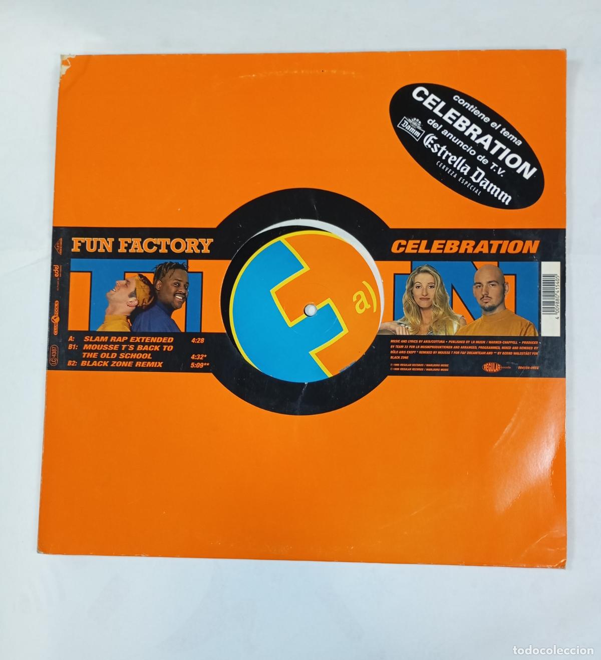 Discos de vinilo: Fun Factory &ndash; Celebration. MAXI-SINGLE. TDKDA56