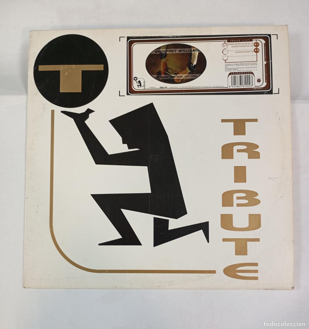 Discos de vinil: GEOFFREY WILLIAMS. SEX LIFE. TRIBUTE RECORDS. MAXI-SINGLE. TDKDA57