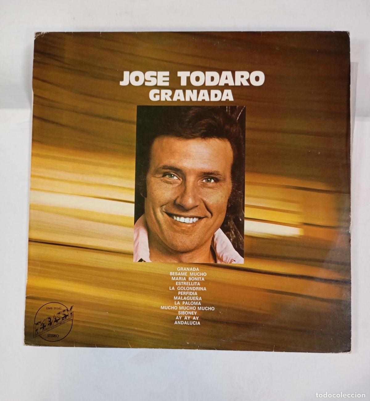 Discos de vinil: JOS&Eacute; TODARO. GRANADA. LP. TDKDA57